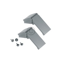2 Stück Scharnier Türband silber Reparaturset Kühlschrank wie Liebherr 9590178 