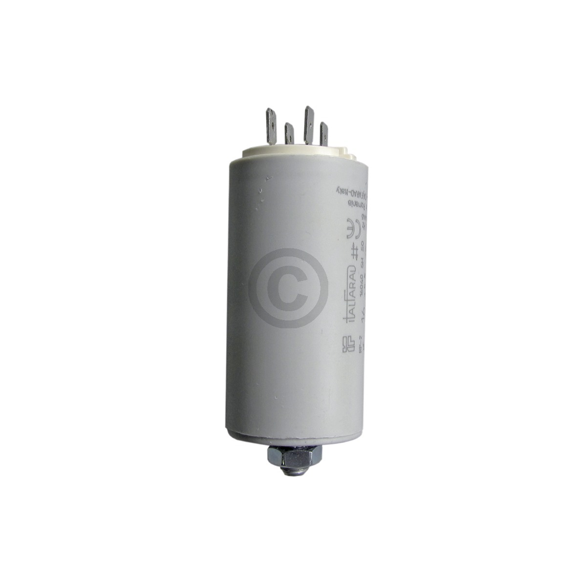 Anlauf Kondensator mit Steckfahnen 15,00 µF 450 V ua für elektrische Hausgeräte 